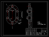 CAD齿轮泵机械零件图纸