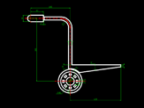 CAD绘制平板车图形过程