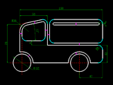 CAD绘制玩具小车过程
